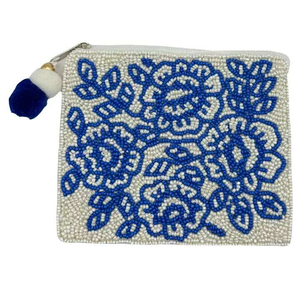 Beautiful Handmade Beaded Embroidery Coin <b>Wallet</b> with Secure <b>Zip</b> Closure Compact Size and Premium Handmade - Product Image 2
