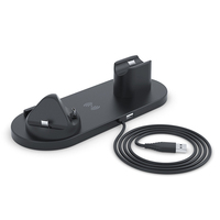 Station de charge sans fil 6 en 1 pour plusieurs appareils, support de charge pour Apple Smart Watch, chargeur rotatif 3 en 1