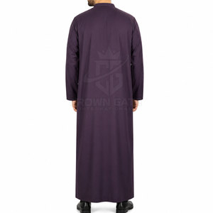 Robes musulmanes légères de haute qualité, idéales pour la prière, le Ramadan et les rassemblements de l'Aïd, design confortable et coupe décontractée. - Product Image 3