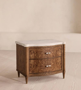 Table <span class=keywords><strong>de</strong></span> chevet traditionnelle en bois brun avec tiroirs <span class=keywords><strong>de</strong></span> rangement <span class=keywords><strong>pour</strong></span> chambre à coucher, salon et salle à manger dans les petits espaces - Product Image 3