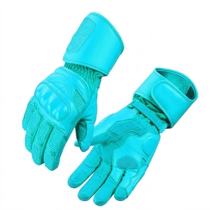 Guantes Tácticos de Cuero para Hombre, Medios Dedos, Resistentes al Calor, para Todas las Estaciones, Boxeo, Ciclismo, Motociclismo, Fitness, Protección - Product Image 6