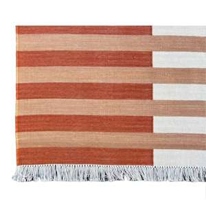 Tapis en coton confortable et résistant dans un design plat idéal pour les salons, les chambres et les couloirs - Product Image 5