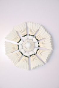 Pluma de bádminton de calidad profesional, de plumas de ganso, ligera, ecológica, de vuelo de alta precisión para profesionales. - Product Image 5