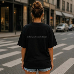 Women's Black Oversized T-<b>Shirt</b> Chase Dreams Not People <b>Car</b> Print Crew Neck Short Sleeve Casual Loose Fit 100% Cotton - Product Image 2