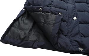 Women's Lightweight <b>Packable</b> Hooded Winter Quilted Puffer <b>Jacket</b> Detachable Sleeves Hat Zipper Closure Waterproof - Product Image 6