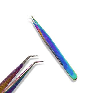 Pince à cils en acier inoxydable résistant à la corrosion pointe pointue extensions éternelles et faux cils outil de toilettage - Product Image 5