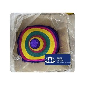 [VENTE CHAUDE] Chapeau en paille de jonc de mer rayé unisexe pour le sport, le cyclisme, les festivals en plein air, le camping, les vacances à la plage et le Vietnam - Product Image 1