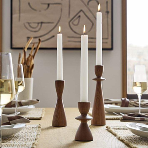 Portavelas de Madera Moderno y de Lujo para Decoración del Hogar y Navidad, el Más Vendido - Product Image 3