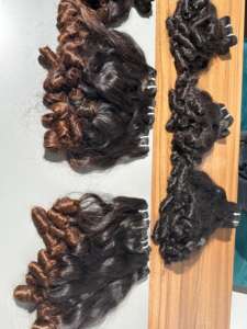 Extensiones de Cabello Remy Temple, Doble Trama, con Ondas Suaves y Elásticas, Cabello Humano Sin Procesar para Uso Regular: no es un modelo permanente - Product Image 5