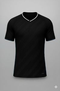 Camiseta de Fútbol Personalizada con Cuello en V, Transpirable, de Secado Rápido, Manga Corta, Uniforme para Adultos - Product Image 2
