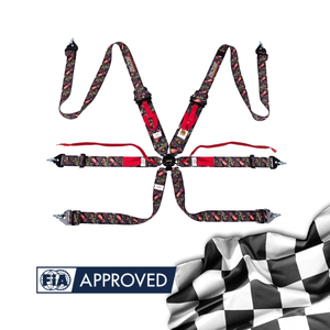 Harnais de course TBRACING SPORT PLUS 5/6 points FIA avec dégagement rapide élastique, OEM, ODM, logo personnalisé, couleur, marque, vente en gros - Product Image 1