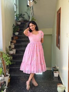 Floral Fantasy Maxi Petal Paradise Dress Bloom & Shine Maxi <b>Flower</b> Garden Elegance Charming Blossom Maxi Floral Dream Long Dress - Product Image 5