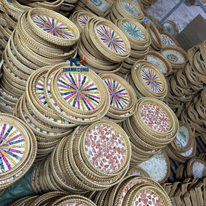 Fábrica al por mayor en Vietnam, precio barato, bandejas de servicio sostenibles hechas a mano naturales para baño, sala de estar, artesanías Thanh Cong - Product Image 3