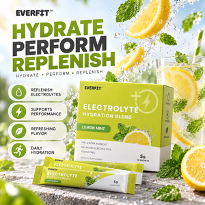 Poudre d'électrolytes alimentaires Elma 1KG Sans sucre ajouté 50 portions Formule d'hydratation et de réapprovisionnement en minéraux Sans OGM Électrolytes - Product Image 1