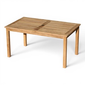 Mesa de Jardín de Madera de Teca Sólida con Certificación FLEGT, Resistente a la Intemperie, de Grado Comercial, Venta al Por Mayor Directa de Fábrica - Product Image 3