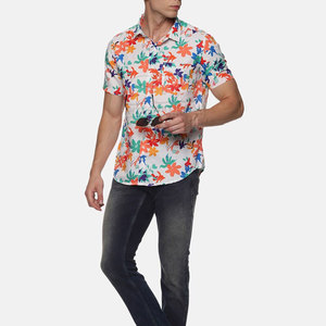 Camisas de Playa para Hombre, Duraderas, de Secado Rápido, Ecológicas, Informales, Hechas de Algodón, Transpirables, Tropicales, para Vacaciones de Verano - Product Image 5