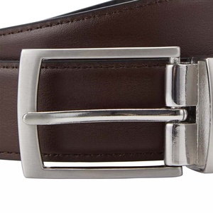 Ceinture en cuir véritable pour homme PIHA SPORTS, largeur 56 mm, boucle à double ardillon, écologique, légère, pour costumes/jeans/tenues décontractées, taille 34 - Product Image 3