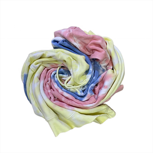 Solid Trader Superior <b>Soft</b> Cotton Classic Drop Shoulder Loose Fit Vibrant Multi Tone Sweatshirt Women Tie Dye <b>Hoodie</b> - Product Image 5