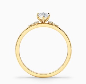 Marquise Cut Moissanite Prong <b>Set</b> <b>Ring</b> 925 <b>Sterling</b> <b>Silver</b> Gold Plated Certified Elegant Luxury Engagement Dainty Wedding Bridal - Product Image 4