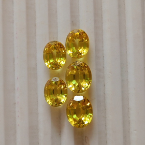 Saphir jaune de qualité supérieure cultivé en laboratoire, pierre précieuse en vrac, formes multiples, coupe personnalisée, haute clarté, pour la fabrication de bijoux faits à la main - Product Image 6