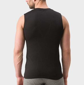 Wholesale Lightweight Men's Tank Top Breathable Quick Dry Polyester/Cotton Casual Summer Soft Sleeveless Washed Activewear - Product Image 5