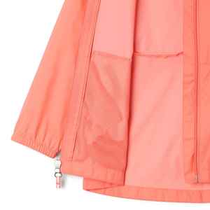 Chaqueta Impermeable con Capucha Color Coral para Mujer, Ropa Casual para Exteriores, Senderismo y Viajes - Product Image 4