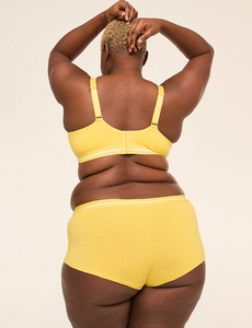 Braguitas de punto estampadas sexys para mujer, talla grande, de spandex/nailon, con logo personalizado en la cintura, ropa interior transpirable - Product Image 6