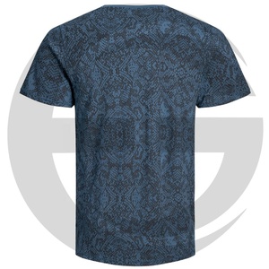 Unique Design Personnalisé hommes t-shirt Style Numérique Personnalisé logo Impression T-shirt Pour Hommes 100% coton hommes occasionnels t-shirt - Product Image 2
