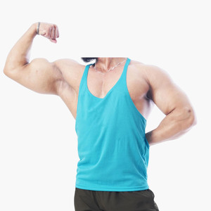 Custom Wholesale <b>Mens</b> Summer Cotton Tank Top Breathable Crew Neck Sleeveless <b>Base</b> <b>Layer</b> Gym & Fitness Vest - Product Image 3