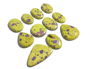 Wholesale Natural Atlantisite Cabochons Crystal Quartz Cabochons for Ring Pendant <b>Earrings</b> Jewelry Making - Product Image 3
