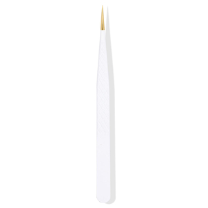 Pince à épiler antidérapante en acier inoxydable avec poignée diamantée pour extensions de cils, marque privée, pour volume intense - Product Image 6