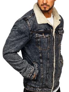 Veste en jean épaisse sur mesure en gros, vêtements de rue pour hommes, service OEM 2026 - Product Image 3