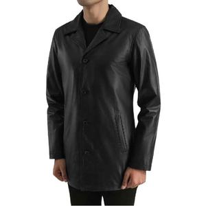 Manteaux Trench Classiques pour Hommes en Noir Jais, Élégants, Durables, Confortables et Doux, Parfaits pour un Usage Quotidien Décontracté - Product Image 4