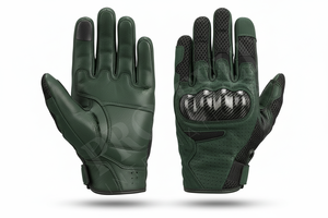 Gants de moto de haute qualité, résistants, à doigts entiers, antidérapants, respirants, pour la course, équipement de sécurité pour moto - Product Image 3