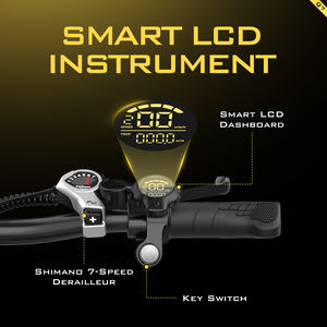 دراجة كهربائية من Aairsk متوفرة في المخزون الأمريكي مع شحن مجاني، مقاس 26 بوصة، بمساعدة الدواسة الإلكترونية، قوة 400 واط، دراجة مستوردة من الصين - Product Image 4