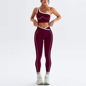 Conjunto de Yoga de 2 Piezas para Mujer, Hecho con Material 100% Spandex, de Alta Calidad, al Mejor Precio - Product Image 1