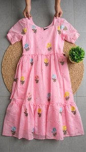 Floral Fantasy Maxi Petal Paradise Dress Bloom & Shine Maxi <b>Flower</b> Garden Elegance Charming Blossom Maxi Floral Dream Long Dress - Product Image 1