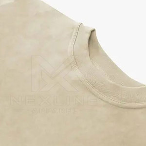 Oversized T Shirts for <b>Men</b> Premium Cotton Drop Shoulder Loose Fit Streetwear Custom Logo Heavyweight Oversized T Shirts - Product Image 4