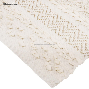 Tapis de pique-nique bohème fait main, tapis de sol tissé et tufté pour chambre à coucher, décoration intérieure - Product Image 2