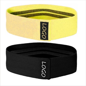 Custom Fabric Resistance Hip <b>Band</b> Non Slip Elastic Booty Exercise <b>Band</b> for Yoga Fitness Glute <b>Workout</b> Training Support - Product Image 1