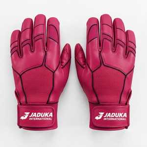 Guantes de bateo de manga larga serie Gold con protección para los dedos, Bruc Bolt, cuero cabretta de 0.9 mm para golpear con potencia. - Product Image 2