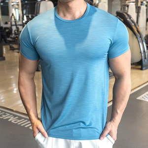 Camiseta Deportiva para Hombre de Secado Rápido, Absorbente de Sudor, Transpirable, para Fitness, Running, Entrenamiento Deportivo, Compresión - Product Image 3