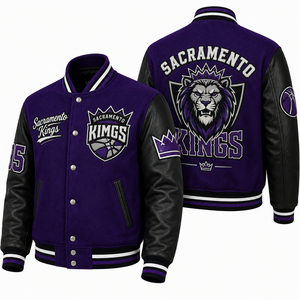 Chaqueta Varsity Personalizada con Bordado para Hombre, Chaqueta de Béisbol Letterman OEM, Chaqueta Universitaria de Lana para Hombre, Chaquetas Letterman para Exteriores - Product Image 4