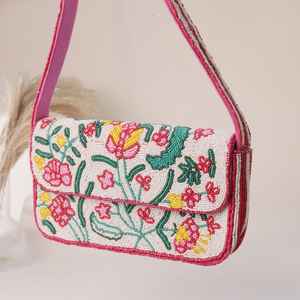 Bolsos de hombro artesanales con cuentas, estilo bohemio, profesionales, ecológicos, ligeros, de lujo y a la moda, de Glowin Fashion - Product Image 6