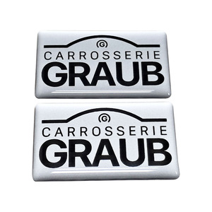 CALA Autocollant en époxy transparent 3D personnalisé pour logo de voiture, étiquette en dôme, autocollant en cristal imperméable avec adhésif Nitto 500, épaisseur 2 mm - Product Image 1