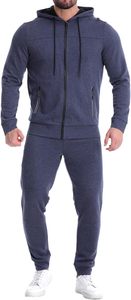 Trendy Heavyweight Winter Printed Custom Embroidery Hooded Casual Track Suit / High Quality Branded Sporty Tracksuit - Product Image 6