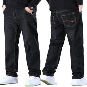 Pantalon en jean personnalisé pour hommes de haute qualité, coupe normale, pantalon en jean décontracté pour hommes, pantalon extensible en denim délavé vintage à des prix abordables - Product Image 5