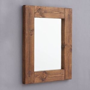 Cadre de miroir en bois fait main, décoratif, pour la maison, la chambre, la salle de bain, le salon et la décoration intérieure - Product Image 5
