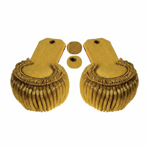 แผ่นปักตราสัญลักษณ์ยศแบบพรีเมียมสำหรับเครื่องแบบพิธีการ พร้อมสายสะพายไหล่แบบลวดลายพิเศษ - Product Image 2