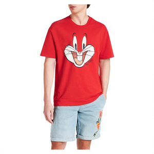 Camiseta de Hombre de Alta Calidad con Estampado de Bugs Bunny, Cuello Redondo, Manga Corta, Estilo Casual, Jersey, en Venta - Product Image 6